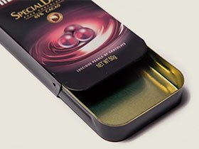 Custom sliding lid tin box from tin box manufacturer