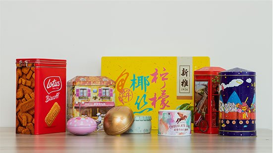 Wholesale food grade tin cans for cookies, coffee and snacks