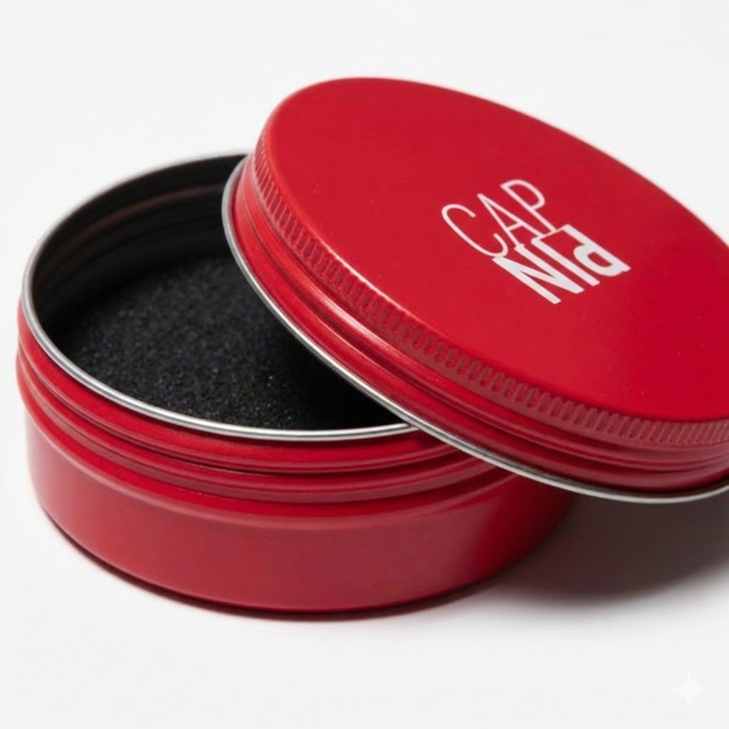 Round screw cap tin box by expert tin box manufacturer